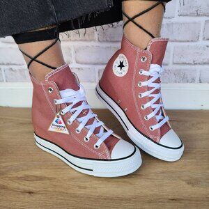 ⭐Converse Chuck Taylor Wedge Platform Sz 7.5 Women's shoes Sneaker Brown A13832C